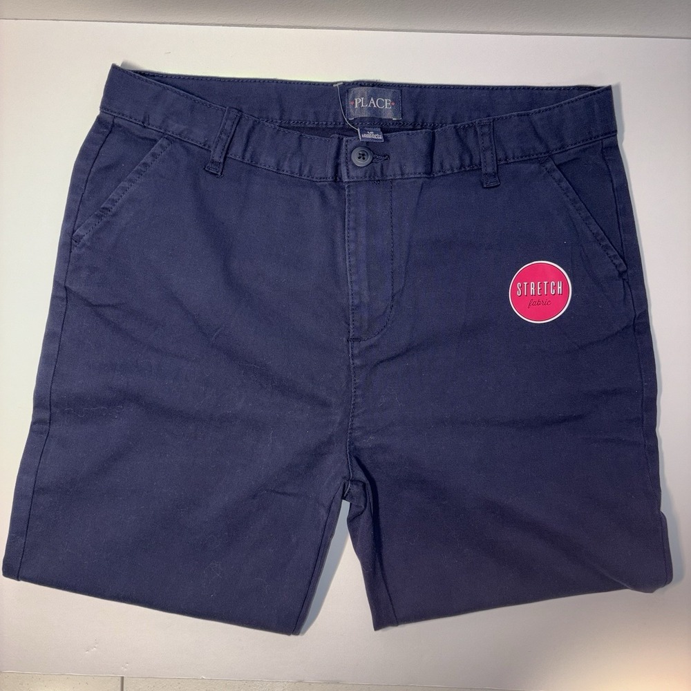 The Children's Place Girls Size 18 Tidal Blue Uniform Bootcut Chino Pants WT